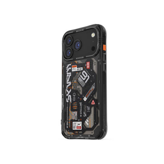 Apple iPhone 17 Pro Kılıf Desenli Airbag Tasarımlı Skinarma Spectra Kapak - 5