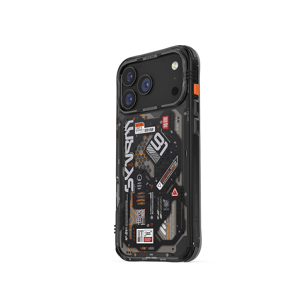 Apple iPhone 17 Pro Kılıf Desenli Airbag Tasarımlı Skinarma Spectra Kapak - 5