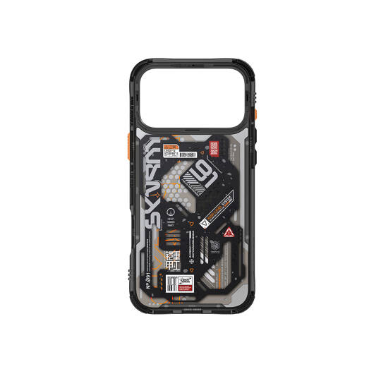 Apple iPhone 17 Pro Kılıf Desenli Airbag Tasarımlı Skinarma Spectra Kapak - 6