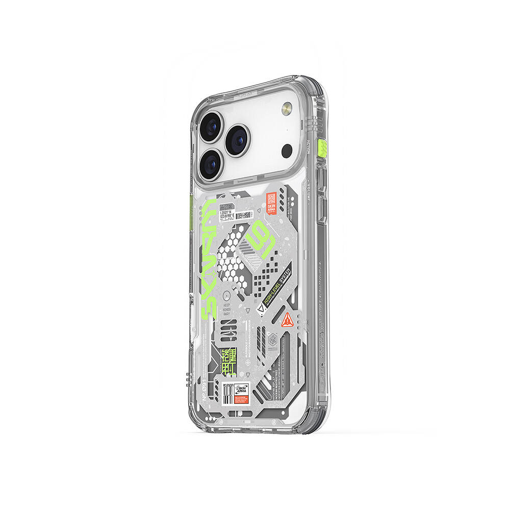 Apple iPhone 17 Pro Kılıf Desenli Airbag Tasarımlı Skinarma Spectra Kapak - 8