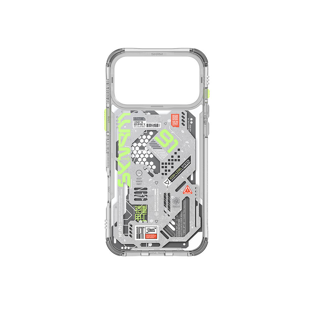 Apple iPhone 17 Pro Kılıf Desenli Airbag Tasarımlı Skinarma Spectra Kapak - 9