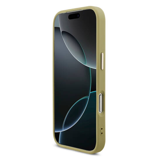 Apple iPhone 17 Pro Kılıf Guess Orjinal Lisanslı 4G Büyük Metal Kamera Çerçeveli ve Logolu Glitter Kapak - 9