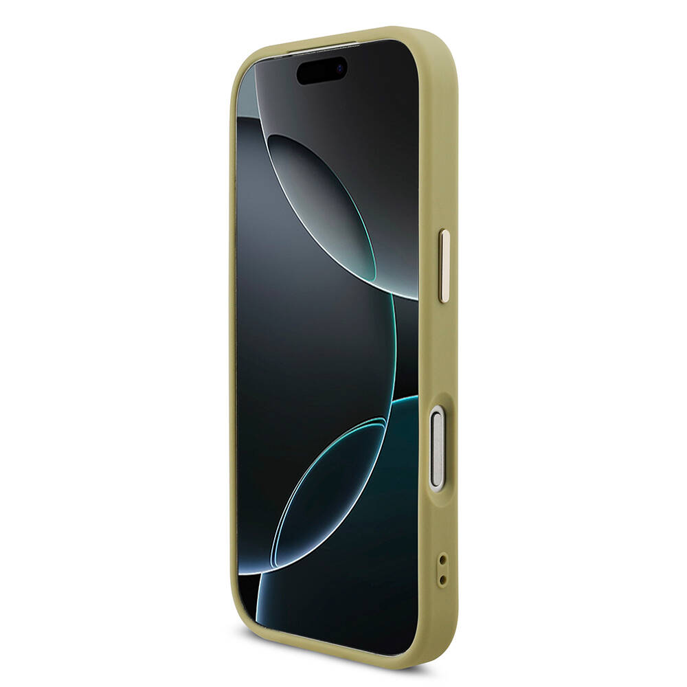 Apple iPhone 17 Pro Kılıf Guess Orjinal Lisanslı 4G Büyük Metal Kamera Çerçeveli ve Logolu Glitter Kapak - 9
