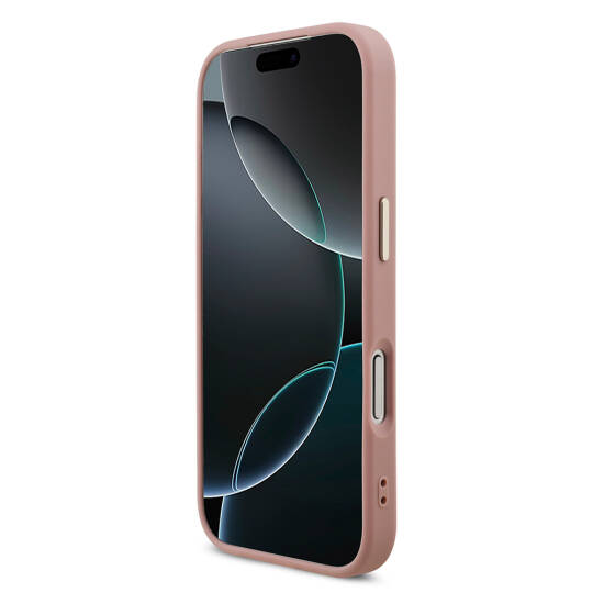 Apple iPhone 17 Pro Kılıf Guess Orjinal Lisanslı 4G Büyük Metal Kamera Çerçeveli ve Logolu Glitter Kapak - 23