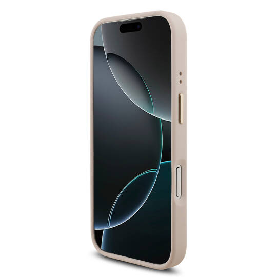 Apple iPhone 17 Pro Kılıf Guess Orjinal Lisanslı 4G Büyük Metal Logolu Kalın Askılı Kapak - 16