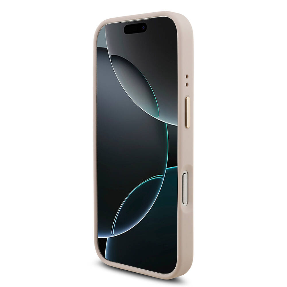 Apple iPhone 17 Pro Kılıf Guess Orjinal Lisanslı 4G Büyük Metal Logolu Kalın Askılı Kapak - 16