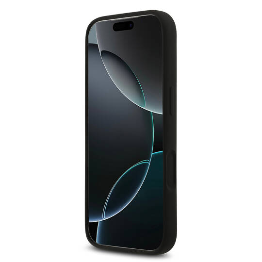 Apple iPhone 17 Pro Kılıf Guess Orjinal Lisanslı Grained Yazı Logolu Kapak - 9