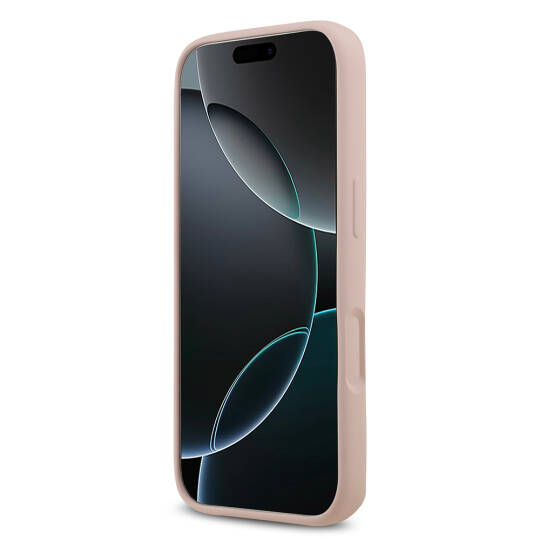Apple iPhone 17 Pro Kılıf Guess Orjinal Lisanslı Grained Yazı Logolu Kapak - 23