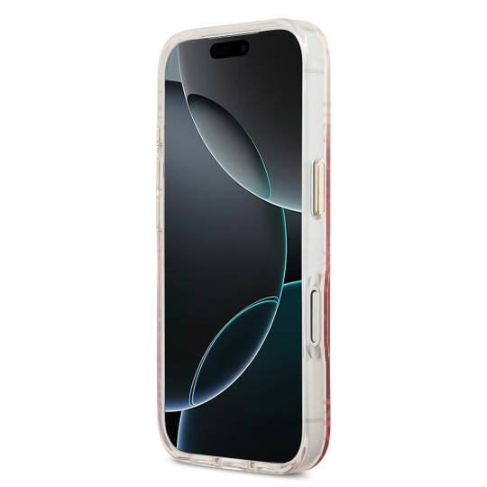 Apple iPhone 17 Pro Kılıf Guess Orjinal Lisanslı M-safe Şarj Özellikli 4G Desenli Simli Silikon Kapak - 8