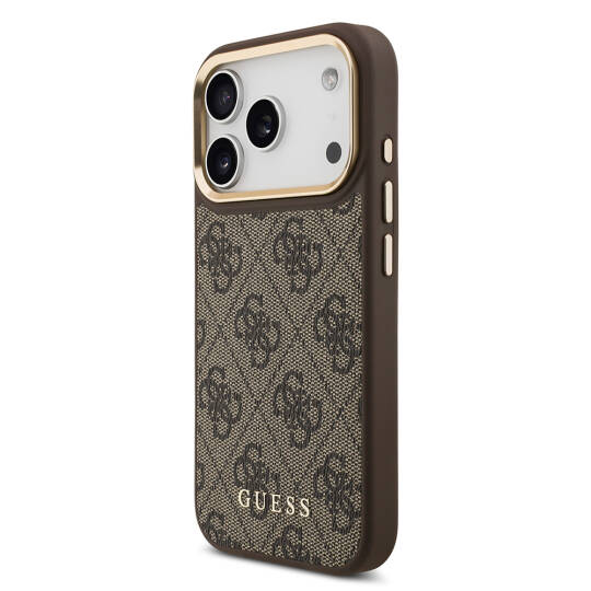 Apple iPhone 17 Pro Kılıf Guess Orjinal Lisanslı M-safe Şarj Özellikli Askılı ve 4G Logo Kartlıklı Kapak - 14