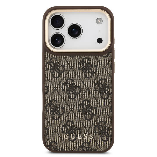 Apple iPhone 17 Pro Kılıf Guess Orjinal Lisanslı M-safe Şarj Özellikli Askılı ve 4G Logo Kartlıklı Kapak - 15