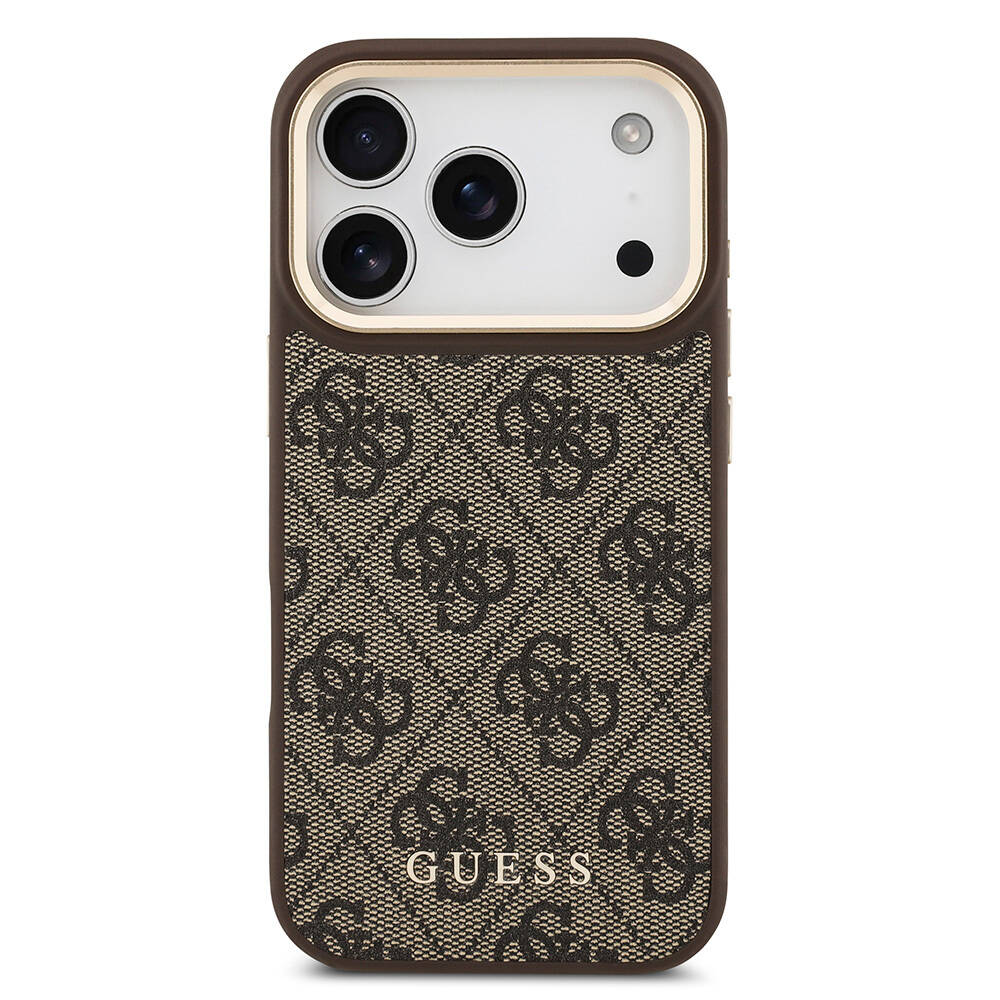 Apple iPhone 17 Pro Kılıf Guess Orjinal Lisanslı M-safe Şarj Özellikli Askılı ve 4G Logo Kartlıklı Kapak - 15