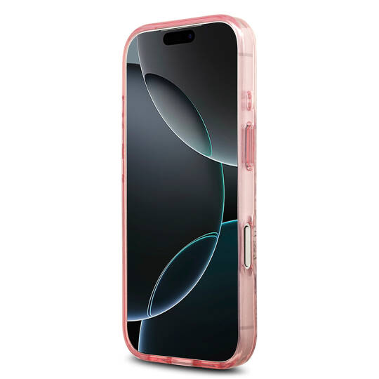 Apple iPhone 17 Pro Kılıf Guess Orjinal Lisanslı M-safe Şarj Özellikli Flower Tonal Circle Kapak - 8