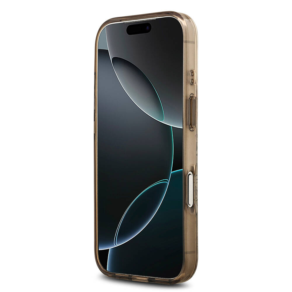Apple iPhone 17 Pro Kılıf Guess Orjinal Lisanslı M-safe Şarj Özellikli Flower Tonal Circle Kapak - 15