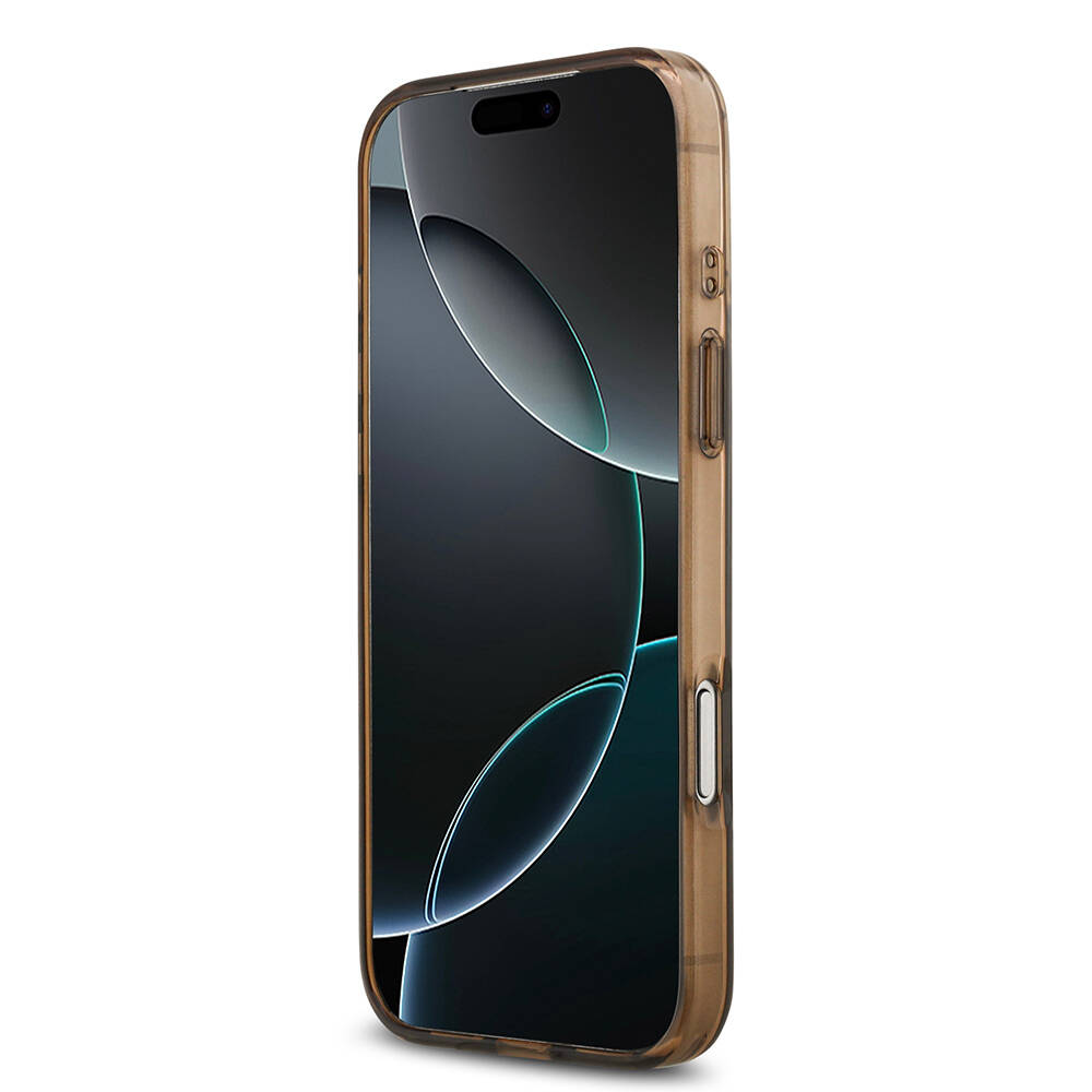 Apple iPhone 17 Pro Kılıf Guess Orjinal Lisanslı M-safe Şarj Özellikli IML Baskılı Klasik Logolu 4G Desenli Kapak - 13