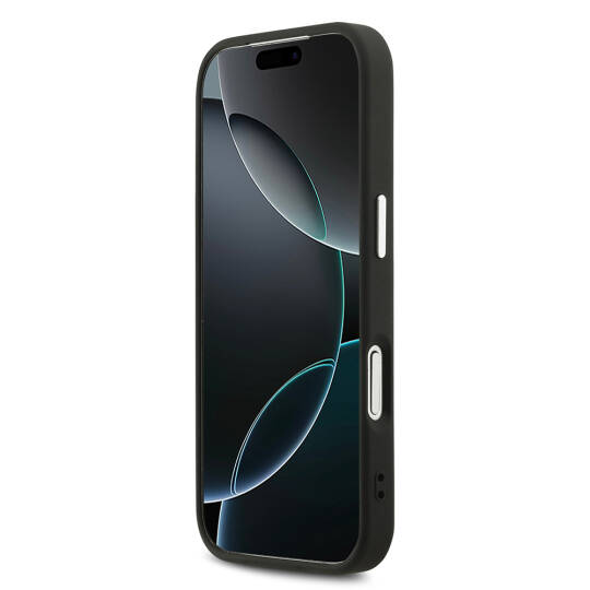 Apple iPhone 17 Pro Kılıf Guess Orjinal Lisanslı M-safe Şarj Özellikli Sıcak Baskılı Klasik Yazı Logolu PU Deri Peony Kapak - 14