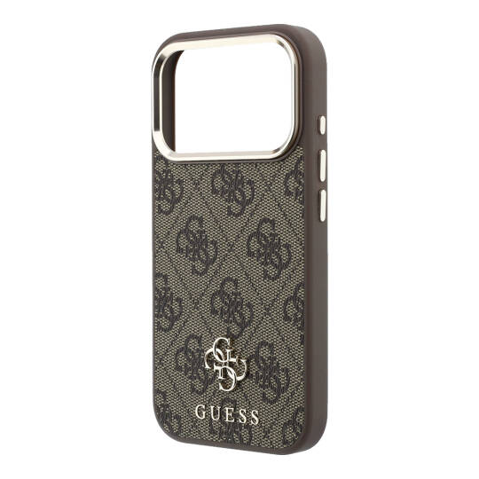 Apple iPhone 17 Pro Kılıf Guess Orjinal Lisanslı M-safe Şarj Özellikli Small 4G Classic Logolu Kapak - 14
