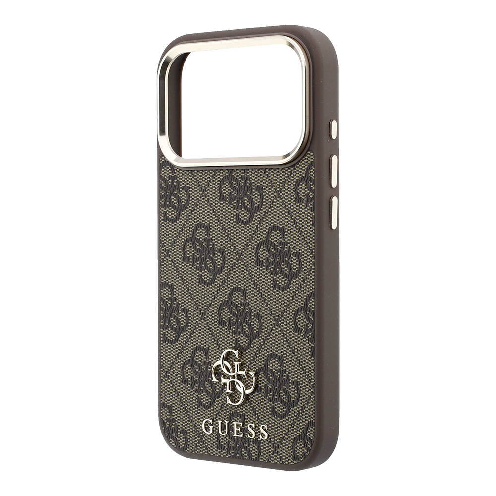 Apple iPhone 17 Pro Kılıf Guess Orjinal Lisanslı M-safe Şarj Özellikli Small 4G Classic Logolu Kapak - 14