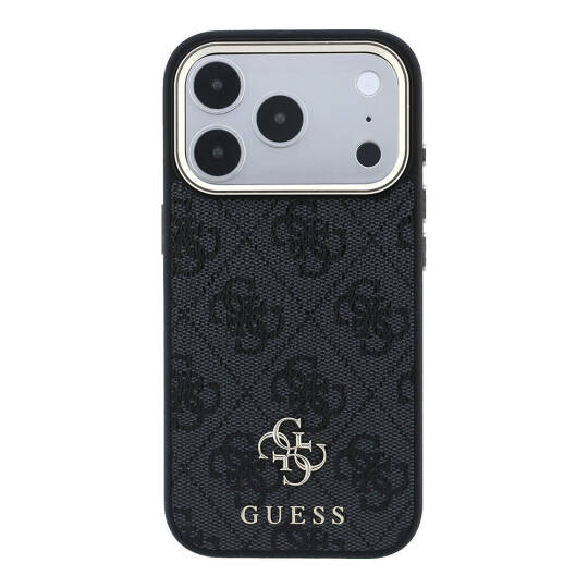 Apple iPhone 17 Pro Kılıf Guess Orjinal Lisanslı M-safe Şarj Özellikli Small 4G Classic Logolu Kapak - 3