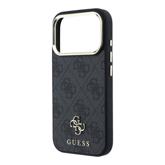Apple iPhone 17 Pro Kılıf Guess Orjinal Lisanslı M-safe Şarj Özellikli Small 4G Classic Logolu Kapak - 6