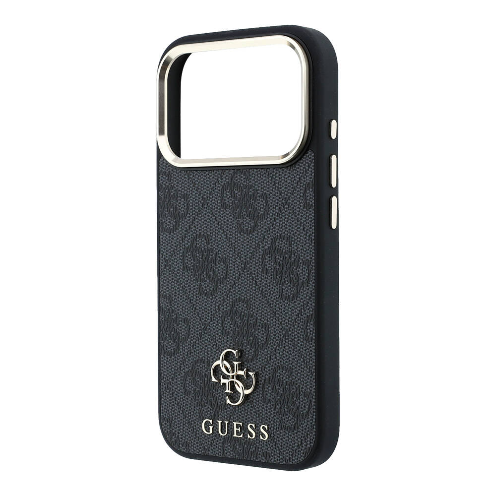 Apple iPhone 17 Pro Kılıf Guess Orjinal Lisanslı M-safe Şarj Özellikli Small 4G Classic Logolu Kapak - 6
