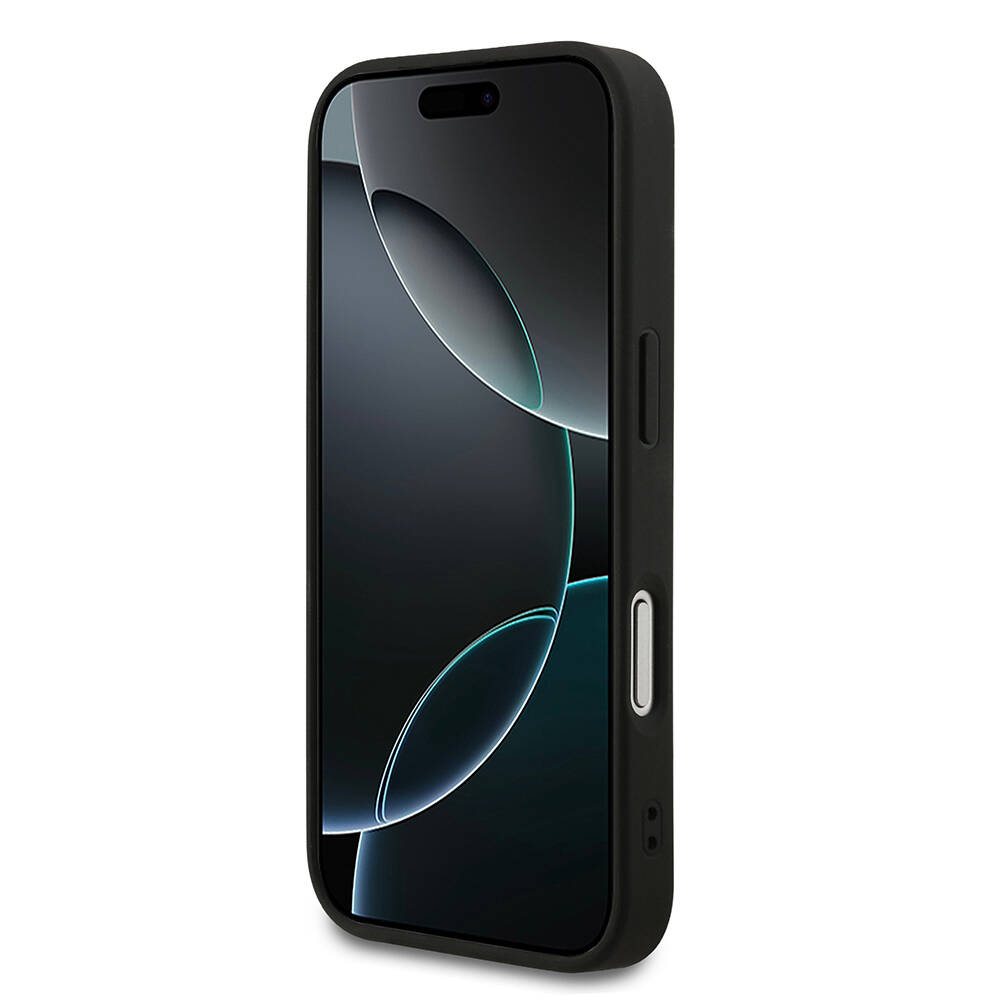 Apple iPhone 17 Pro Kılıf Guess Orjinal Lisanslı M-safe Şarj Özellikli Yazı Logolu PU Deri Kapak - 6