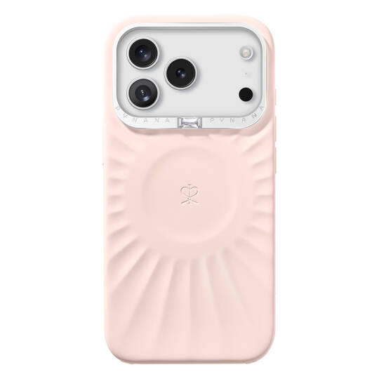 Apple iPhone 17 Pro Kılıf Kabartma Tasarımlı Metal Kamera Çerçeveli Pynana Starlight Serisi Kapak - 2