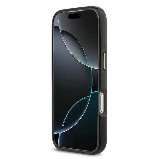 Apple iPhone 17 Pro Kılıf Lacoste Orjinal Lisanslı M-safe Şarj Özellikli Gold Timsah Logolu Buzlu Kapak - 8