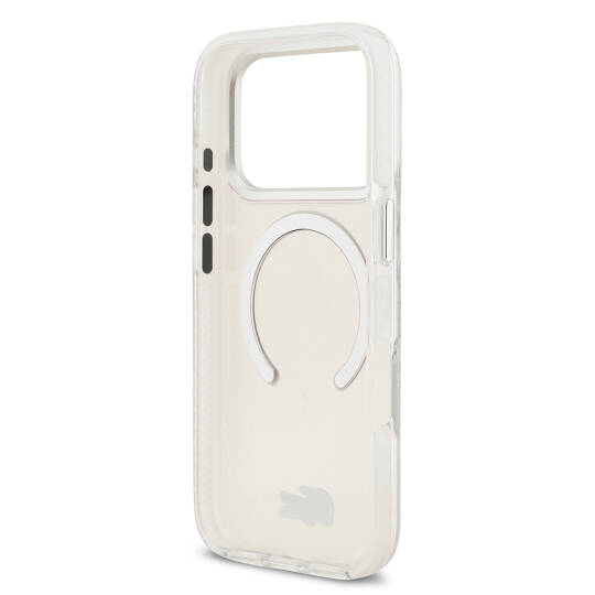 Apple iPhone 17 Pro Kılıf Lacoste Orjinal Lisanslı M-safe Şarj Özellikli İkonik Timsah Logolu Buzlu Kapak - 16