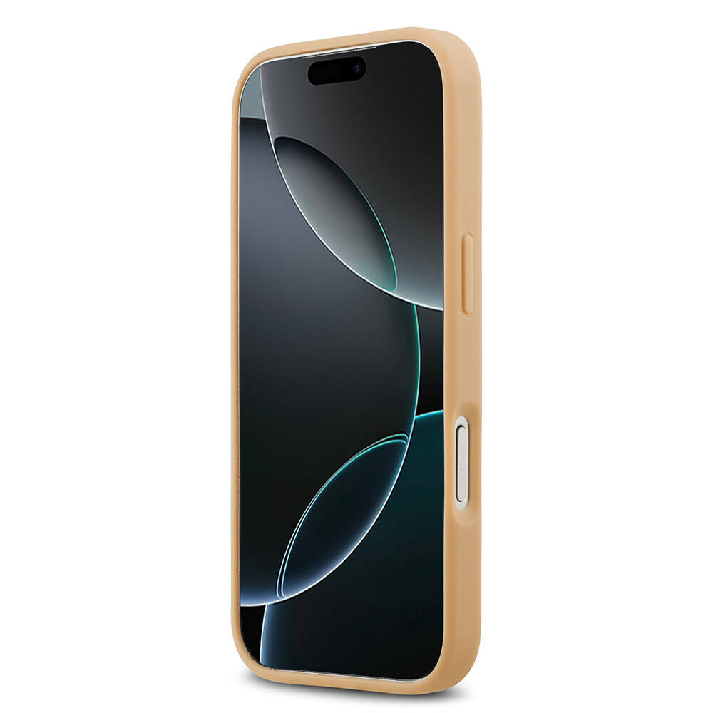 Apple iPhone 17 Pro Kılıf Lacoste Orjinal Lisanslı M-safe Şarj Özellikli PU Deri Tasarımlı Karışık Monogram Desenli Kapak - 7