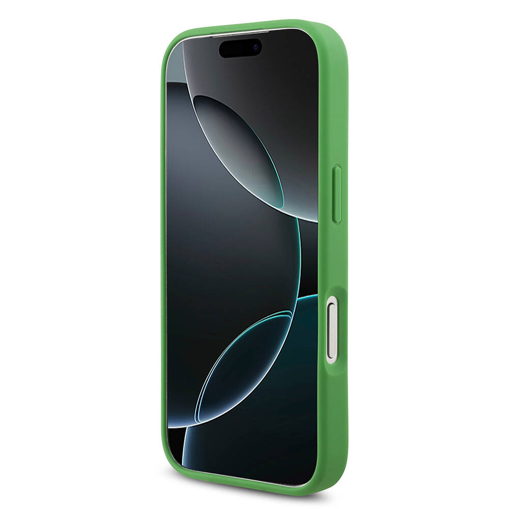 Apple iPhone 17 Pro Kılıf Lacoste Orjinal Lisanslı M-safe Şarj Özellikli PU Pike Desenli Metal Logolu Kartlıklı Kapak - 8