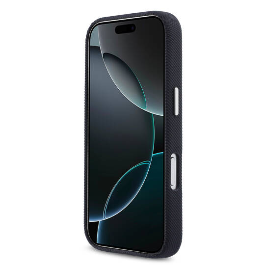 Apple iPhone 17 Pro Kılıf Lacoste Orjinal Lisanslı M-Safe Şarj Özellikli PVC Pike Desenli Arka Yüzey İkonik Timsah Dokuma Logolu Kapak - 5