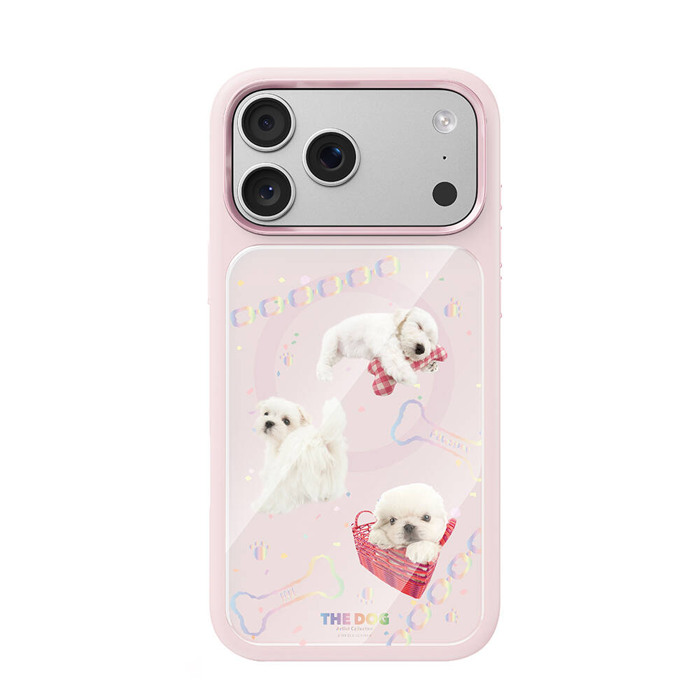 Apple iPhone 17 Pro Kılıf M-safe Şarj Özellikli 3D Baskılı Tasarım Mutural The Dog Serisi Kapak - 29