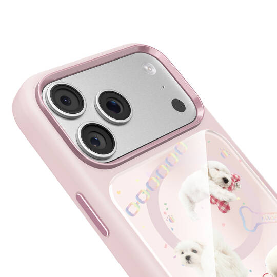 Apple iPhone 17 Pro Kılıf M-safe Şarj Özellikli 3D Baskılı Tasarım Mutural The Dog Serisi Kapak - 31