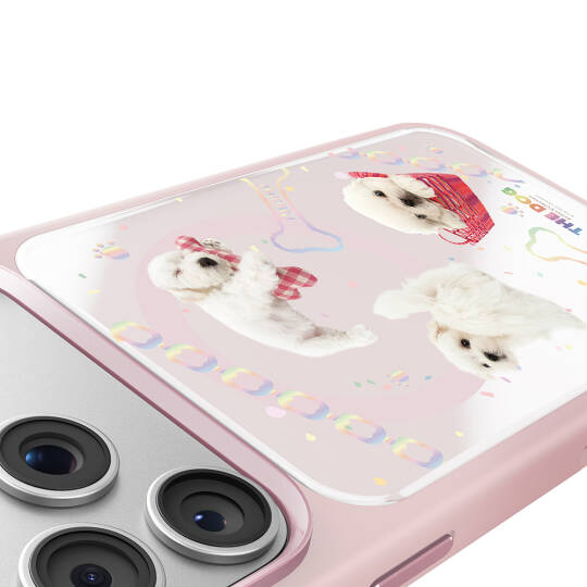 Apple iPhone 17 Pro Kılıf M-safe Şarj Özellikli 3D Baskılı Tasarım Mutural The Dog Serisi Kapak - 33