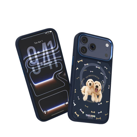 Apple iPhone 17 Pro Kılıf M-safe Şarj Özellikli 3D Baskılı Tasarım Mutural The Dog Serisi Kapak - 23