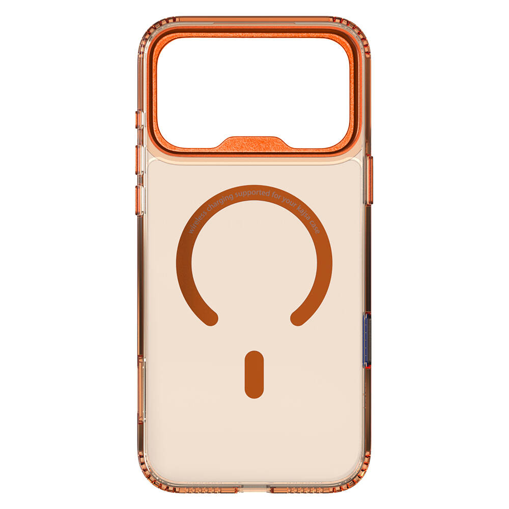 Apple iPhone 17 Pro Kılıf M-safe Şarj Özellikli Airbag Tasarımlı O-Ring Şeffaf Kajsa Trans Shield Serisi Kapak - 6