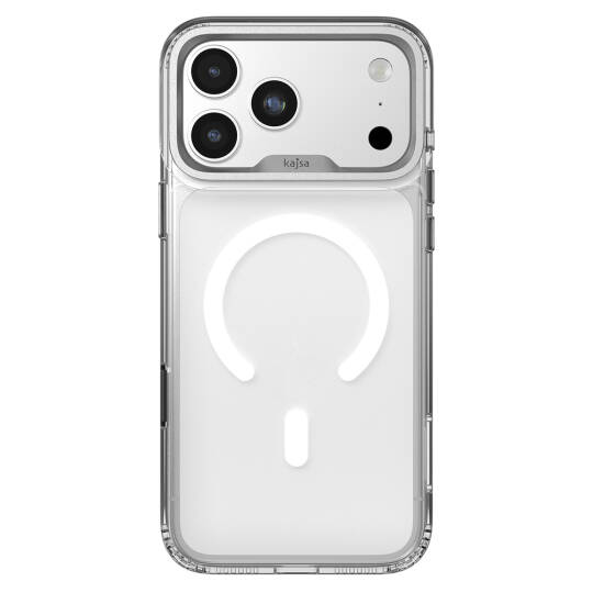 Apple iPhone 17 Pro Kılıf M-safe Şarj Özellikli Airbag Tasarımlı O-Ring Şeffaf Kajsa Trans Shield Serisi Kapak - 2