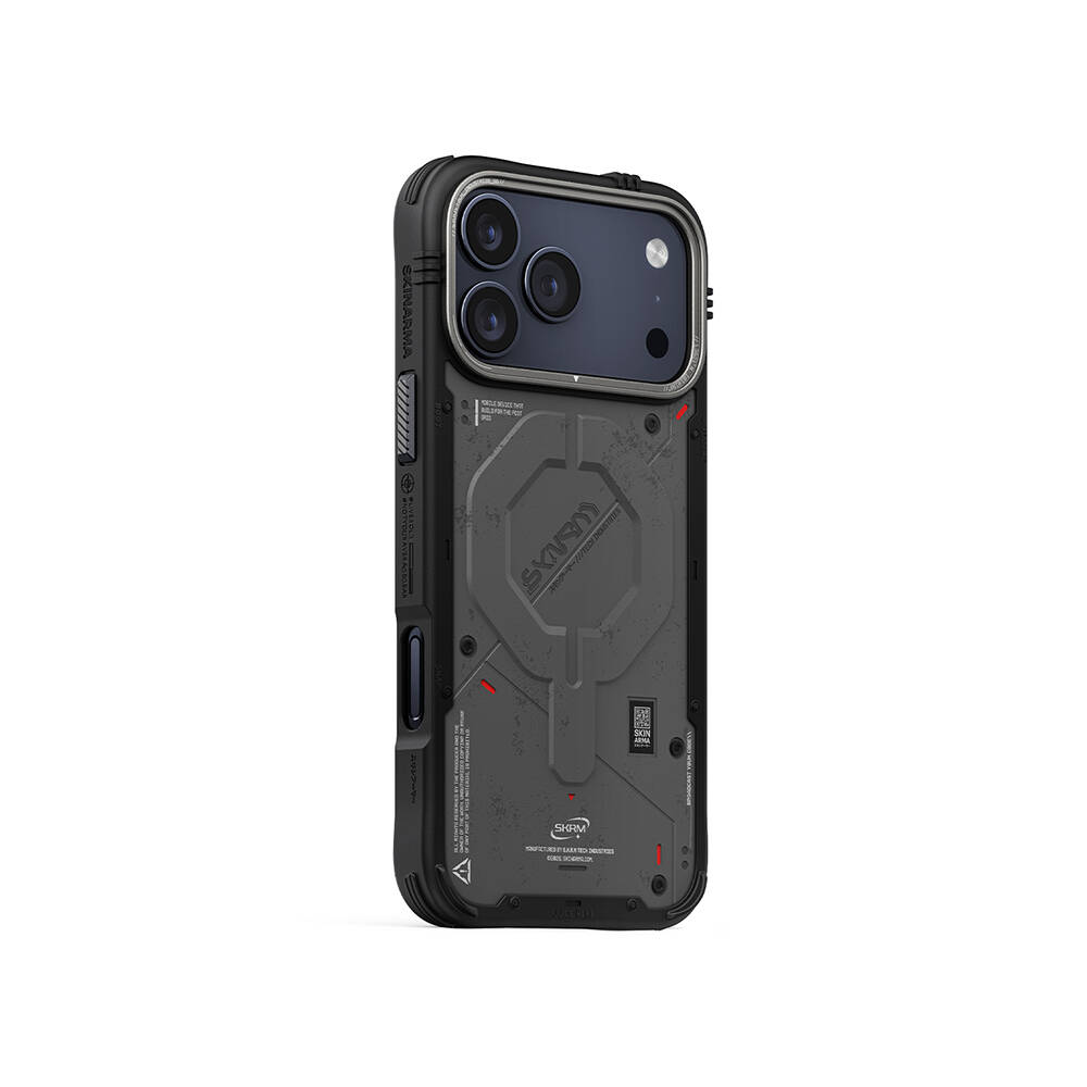 Apple iPhone 17 Pro Kılıf M-Safe Şarj Özellikli Airbag Tasarımlı Skinarma Vigor Kapak - 10