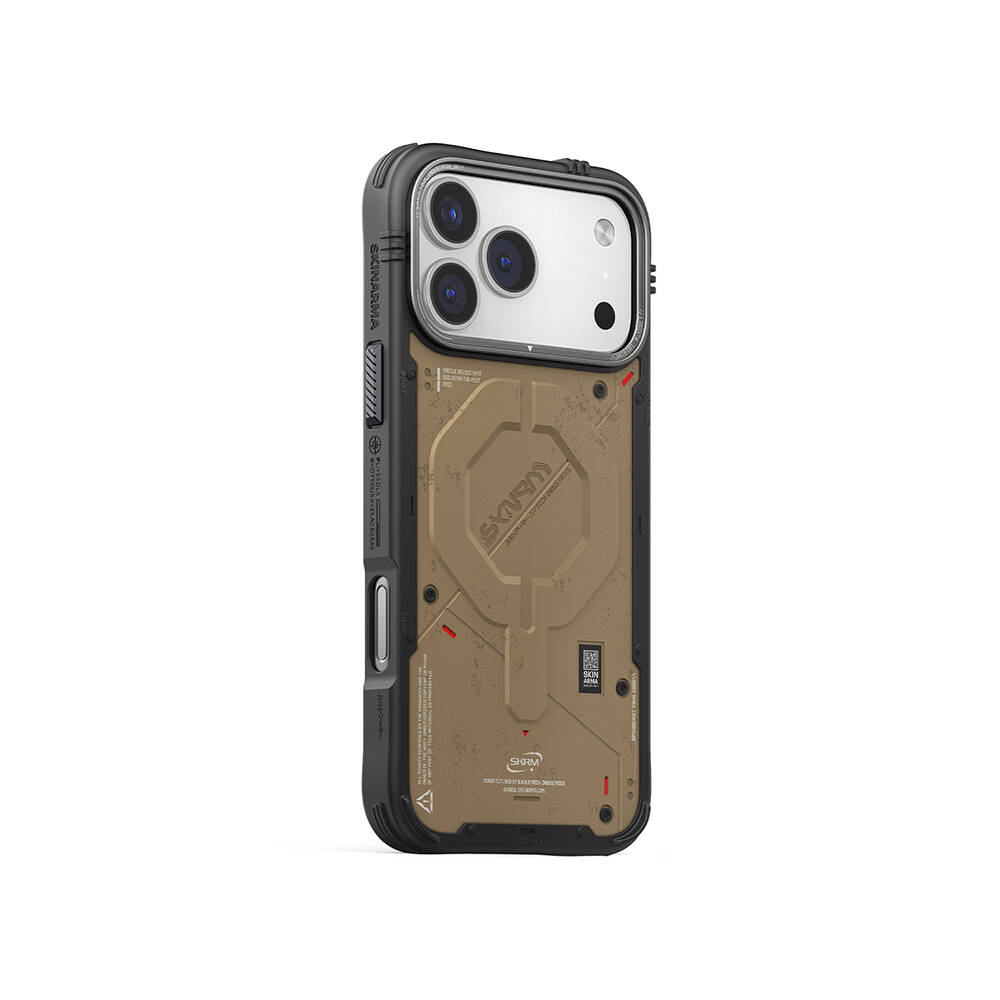Apple iPhone 17 Pro Kılıf M-Safe Şarj Özellikli Airbag Tasarımlı Skinarma Vigor Kapak - 13