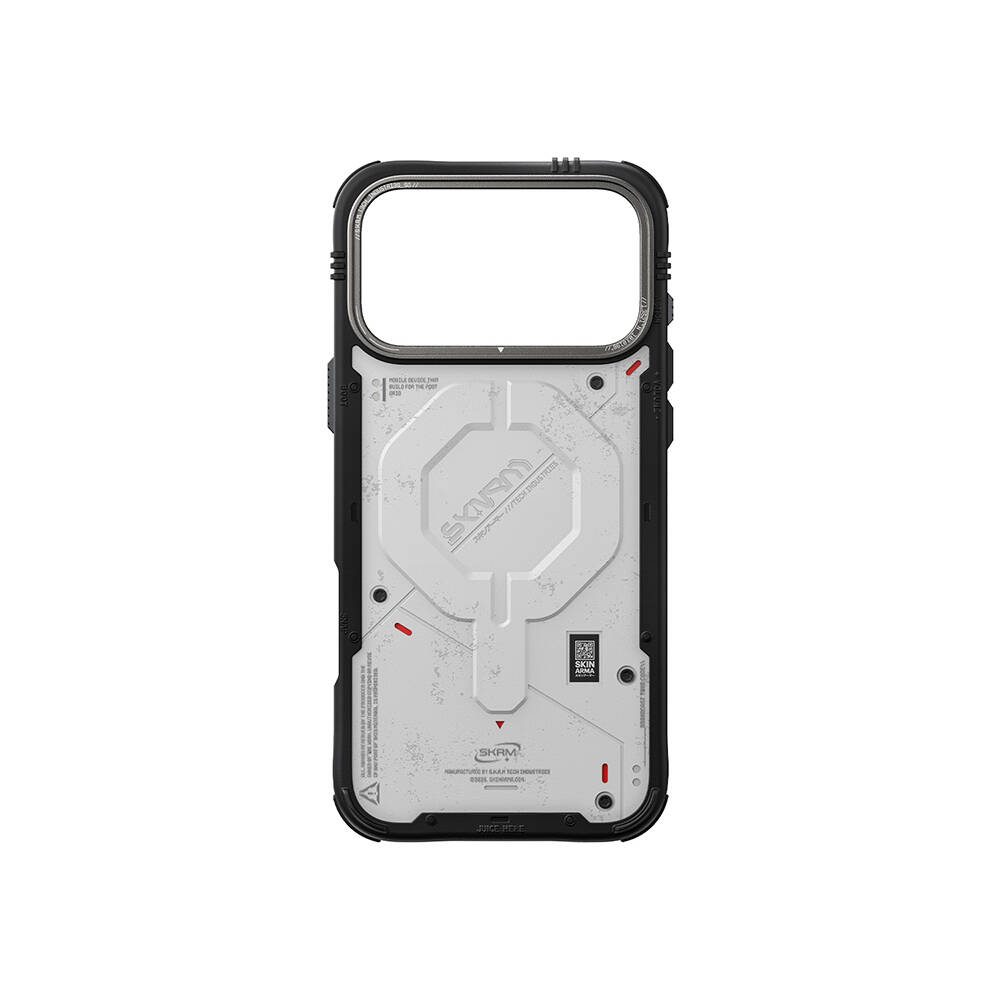 Apple iPhone 17 Pro Kılıf M-Safe Şarj Özellikli Airbag Tasarımlı Skinarma Vigor Kapak - 18