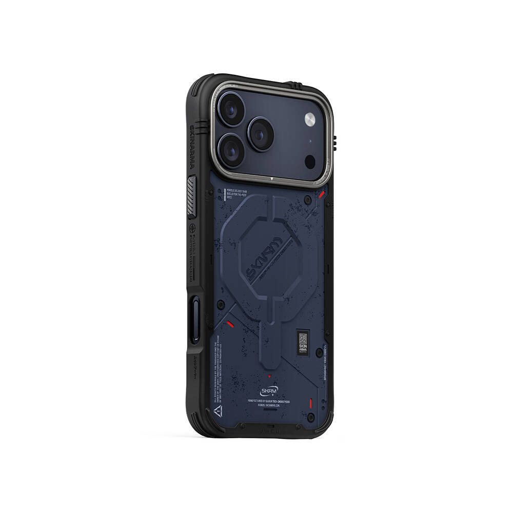 Apple iPhone 17 Pro Kılıf M-Safe Şarj Özellikli Airbag Tasarımlı Skinarma Vigor Kapak - 19