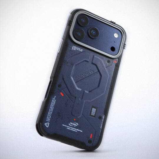 Apple iPhone 17 Pro Kılıf M-Safe Şarj Özellikli Airbag Tasarımlı Skinarma Vigor Kapak - 22