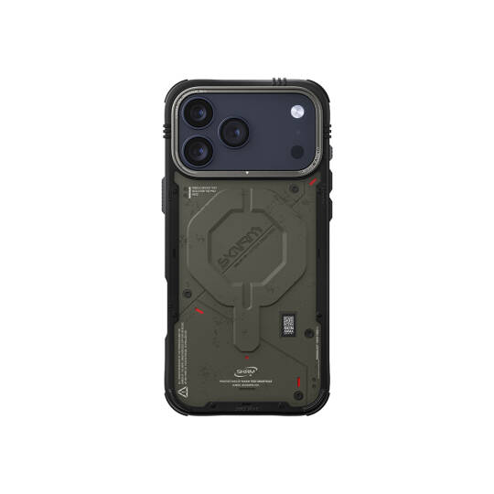 Apple iPhone 17 Pro Kılıf M-Safe Şarj Özellikli Airbag Tasarımlı Skinarma Vigor Kapak - 5
