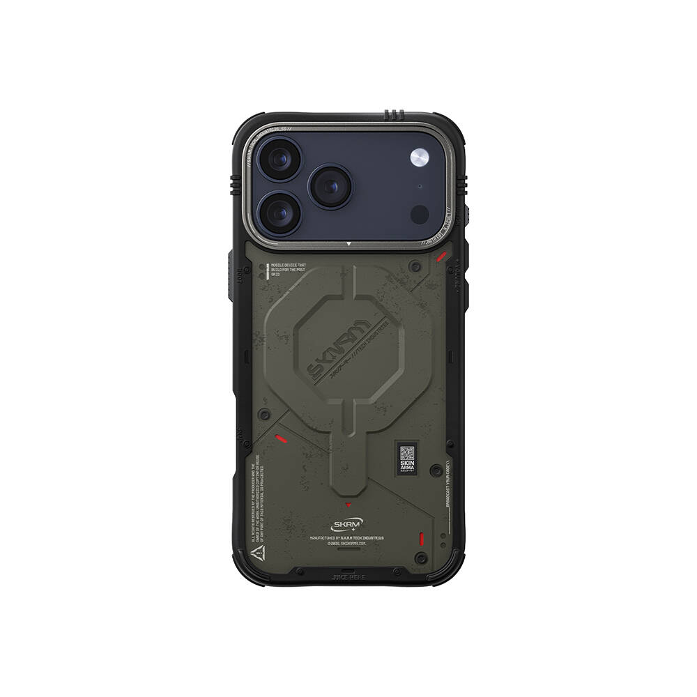 Apple iPhone 17 Pro Kılıf M-Safe Şarj Özellikli Airbag Tasarımlı Skinarma Vigor Kapak - 5