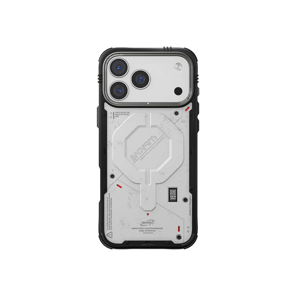 Apple iPhone 17 Pro Kılıf M-Safe Şarj Özellikli Airbag Tasarımlı Skinarma Vigor Kapak - 3