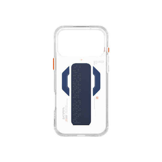Apple iPhone 17 Pro Kılıf M-Safe Şarj Özellikli Airbag Tasarımlı Standlı Skinarma Haxa Kapak - 15