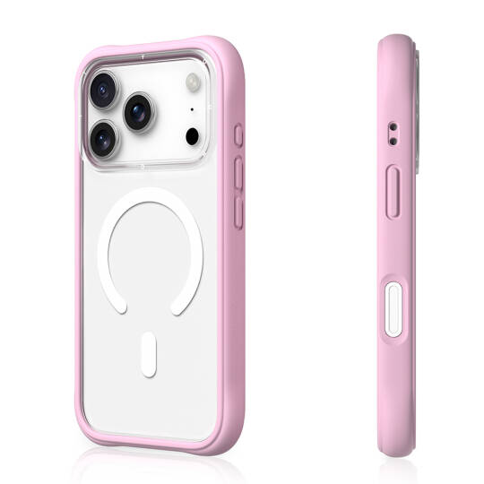 Apple iPhone 17 Pro Kılıf M-safe Şarj Özellikli Airbagli Youngkit Dynamic 2 Serisi Kapak Pembe