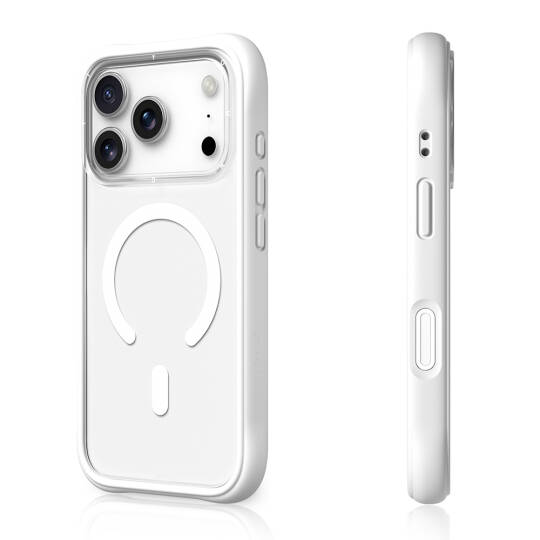 Apple iPhone 17 Pro Kılıf M-safe Şarj Özellikli Airbagli Youngkit Dynamic 2 Serisi Kapak Beyaz
