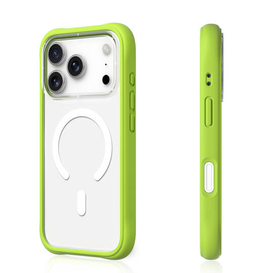 Apple iPhone 17 Pro Kılıf M-safe Şarj Özellikli Airbagli Youngkit Dynamic 2 Serisi Kapak Yeşil